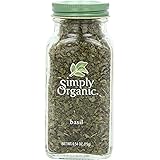 Simply Organic Basil Certified Organic, 0.54-Ounce Container