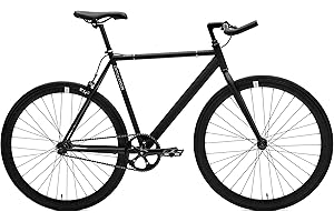 Critical Cycles Classic Fixed-Gear Single-Speed Bike with Pursuit Bullhorn Bars