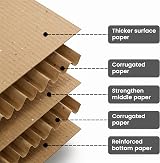 Aspect Large Moving Boxes 47 Litre 52x30x30cm with Carry Handles view 4