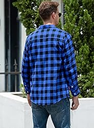 Boys Long Sleeves Button Down Check Plaid Woven