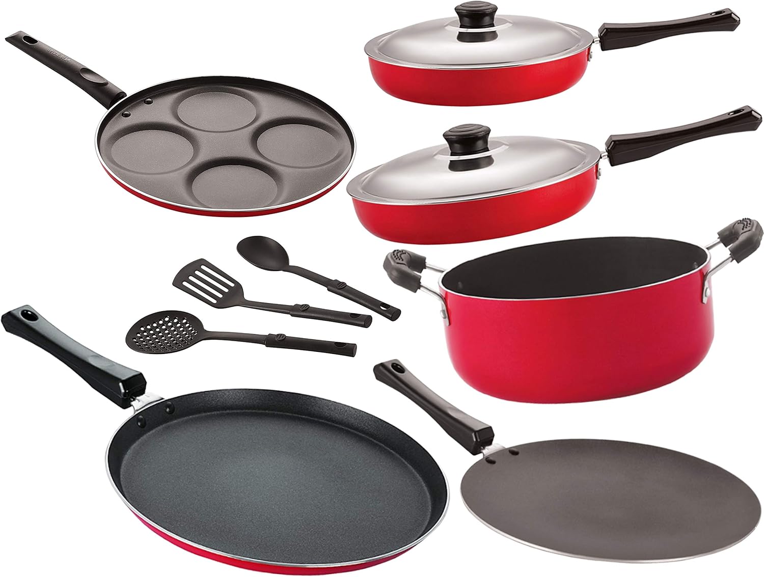 Buy Nirlon 3 Layer NonStick Coated Dishwasher Safe Kitchen Utensil
