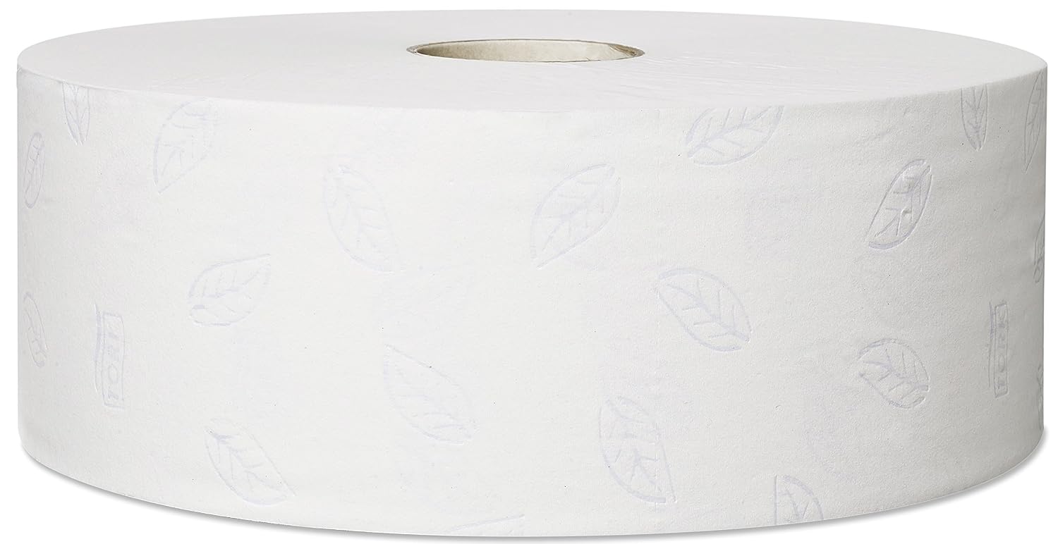 Tork Jumbo Toilet Paper Wall Mounted Dispenser Starter Pack White T1, High Capacity, Elevation Range, Dispenser and 1 x Refill, 954000 - Image 5