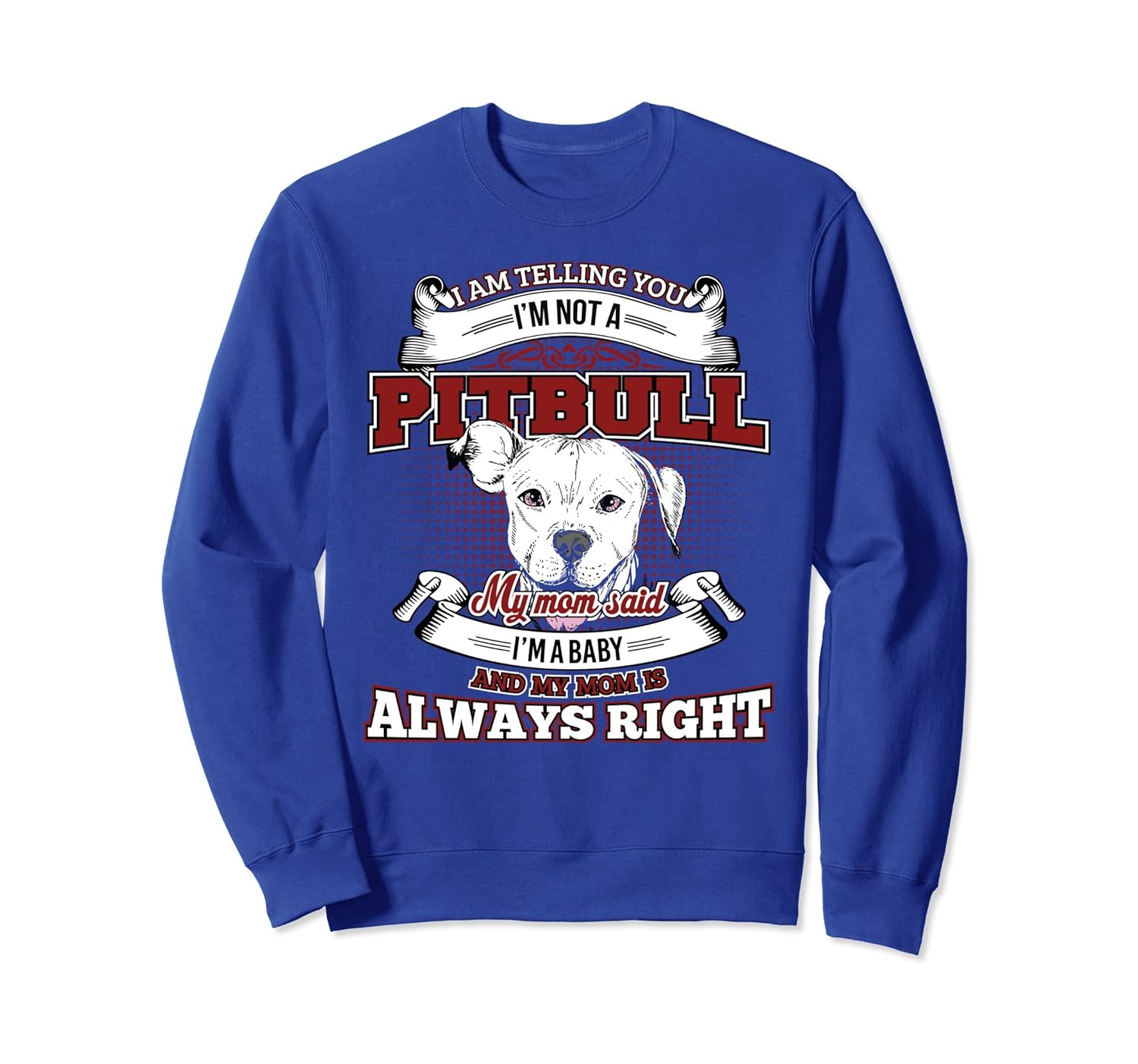 Pitbull Sweatshirt Dog Lover Pit Bull Terrier Puppy GiftAZP anzpets