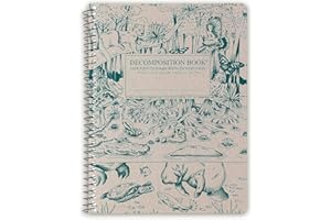 Decomposition Everglades College Ruled Spiral Notebook - 9.75 x 7.5 Journal with 160 Lined Pages - 100% Recycled Paper - Notebooks for School Supplies, Home & Office - Made in USA