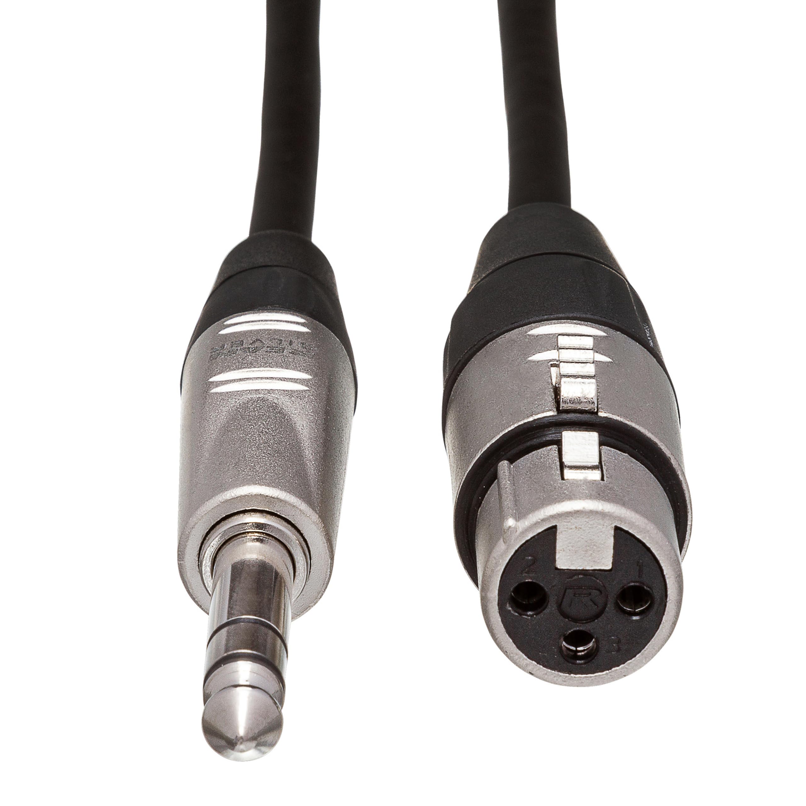 Hosa HXS-005 REAN XLR3F to 1/4" TRS Pro Balanced Interconnect Cable, 5 Feet