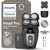 Philips Norelco Head Shaver Pro 9000 Electric Shaver, Clean &amp; Gentle Shave | Electric Shaver for Men and Women, 360&deg; Flexing Head, ComfortCut Blades, PowerAdapt Sensor, 90-Min Runtime, HS9980/40
