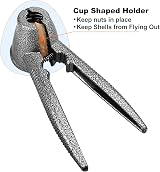 Anwenk Nutcracker Pecan Walnut Nut Cracker with Non slip Handle view 4