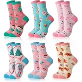 scenicamp Novelty Funny Crew Socks for Women Men | Colorful Crazy Funny Breathable Printed Socks for Halloween Valentine Christmas Thanksgiving