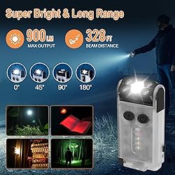 BORUIT V30 LED Small Powerful EDC Flashlight and U7