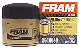 FRAM Ultra Synthetic Automotive Replacement Oil Filter, Designed for Synthetic Oil Changes Lasting up to 20k Miles, XG10060 with SureGrip (Pack of 1)