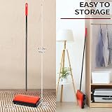 JEHONN Carpet Floor Sweeper Manual with Horsehair Red view 5