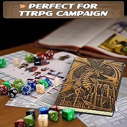 DND Dragon Journal Notebook, 3D Dragon Embossed