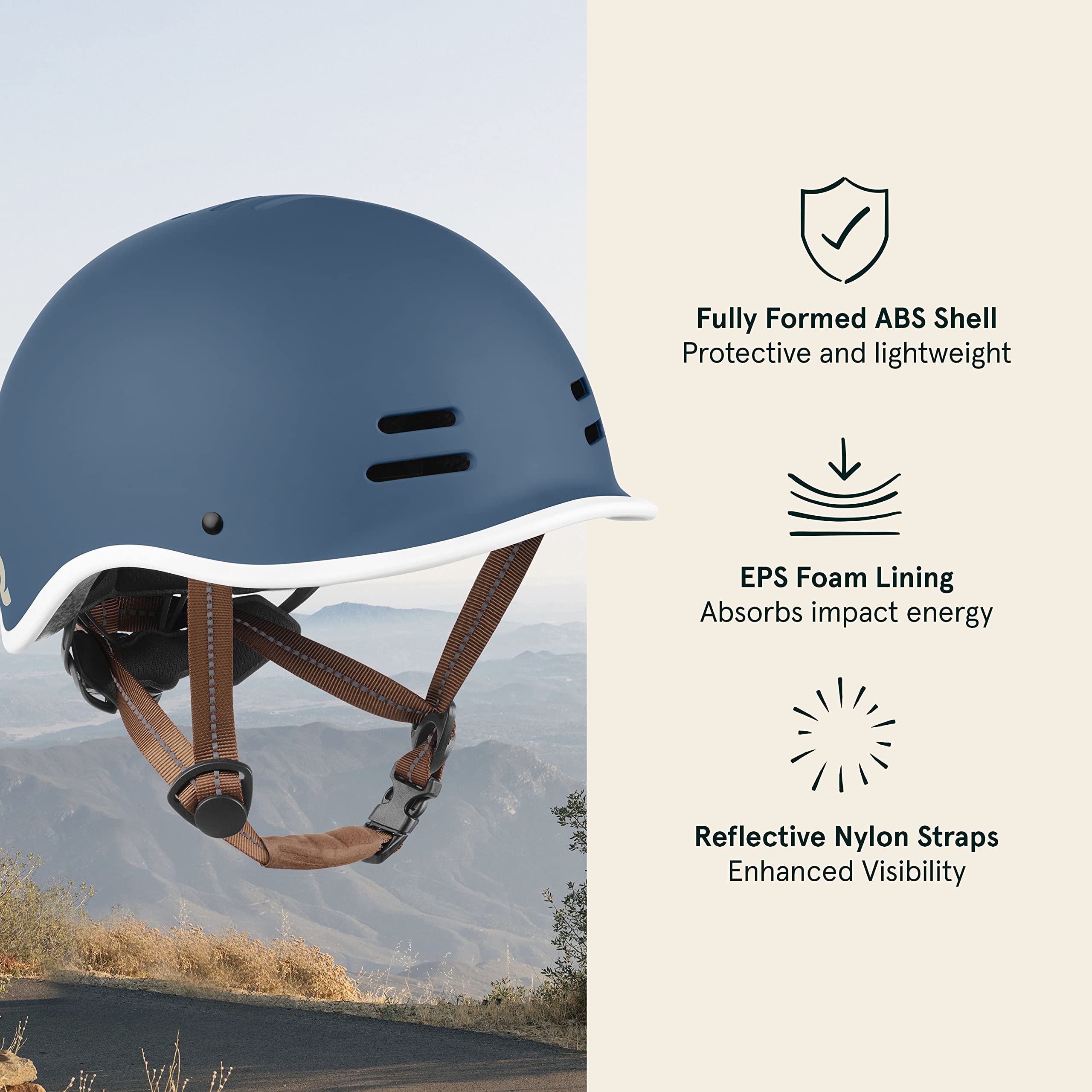 Retrospec Remi Kids' Bike Helmet for Youth Boys & Girls- Bicycle Helmet with Built-in Visor and Adjustable Reflective Straps for Skateboarding, Scooters, Rollerblading -