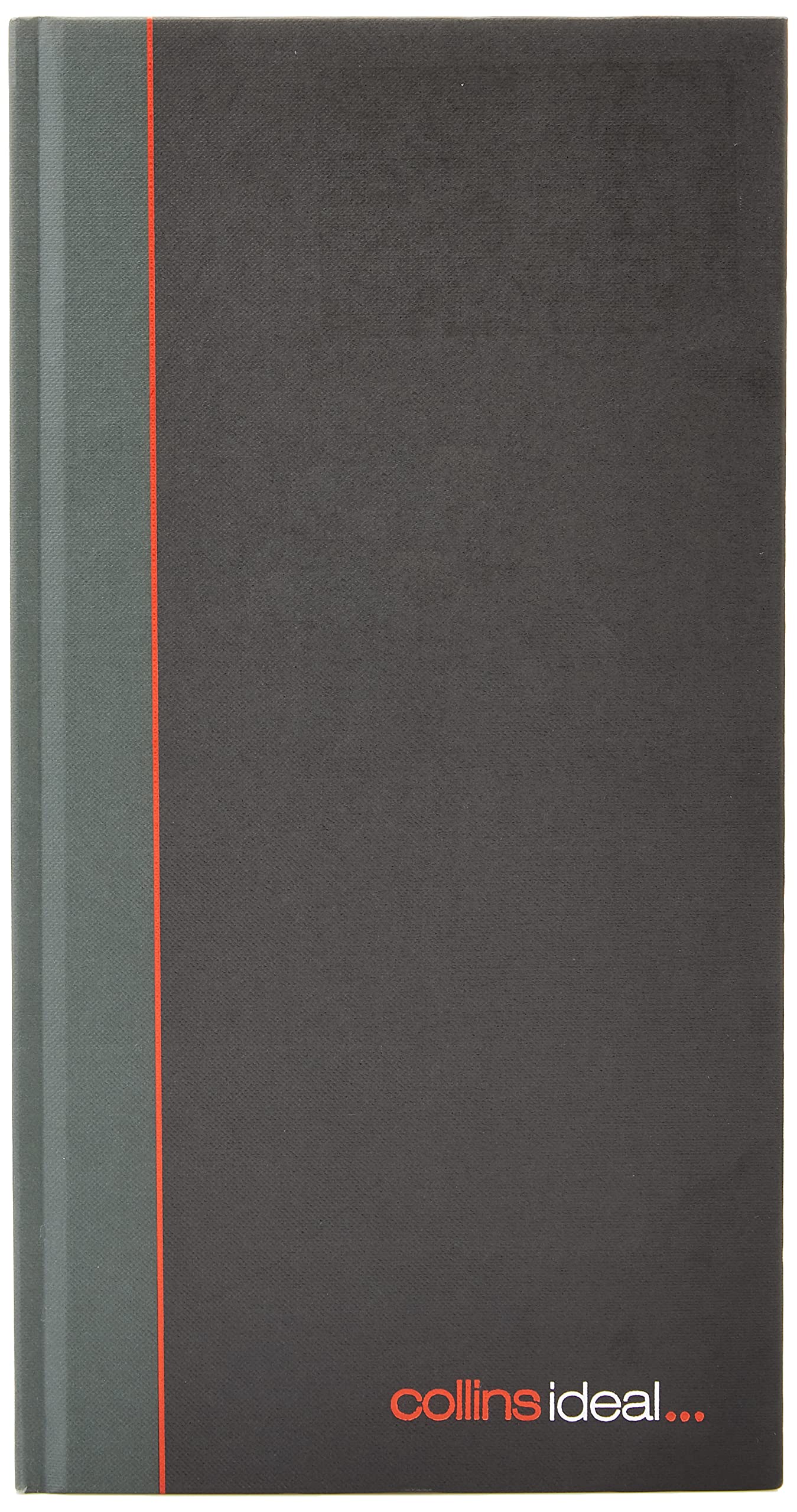 Ideal - A4 Slim Cashbook Feint - 192 Pages - Black - 6228
