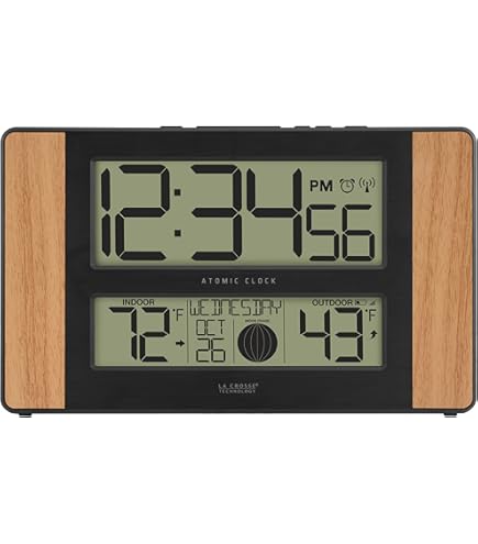 Amazon.com: La Crosse Technology 513-1417AL-INT Atomic Clock w