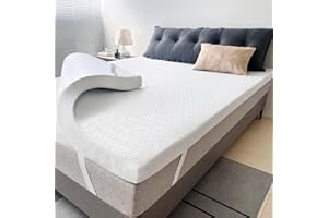 Airensky Queen Mattress Topper, Cooling Gel Infused Memory Foam Topper with Removable Skin-Friendly Cover, Bed Topper for Pressure Relief Back Pain, CertiPUR-US Certified, 2 Inch, 60"x80"