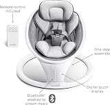 Munchkin Electric Baby Swing Bluetooth Enabled Rocker White view 3