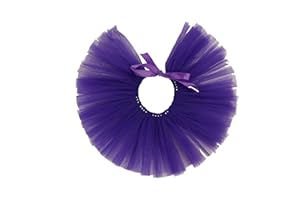 PAWPATU Handcrafted Purple Mesh Tutu for Extra Large Dogs