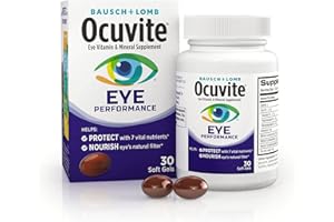 Ocuvite Bausch + Lomb Eye Performance Formula Soft Gels, 30 Count