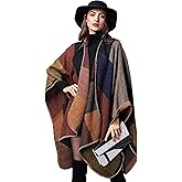 Loiyadn Shawl Wraps for Women - Open Front Ponchos for Women Oversized Pashmina Fashionable Versatile Shawl for Fall Winter