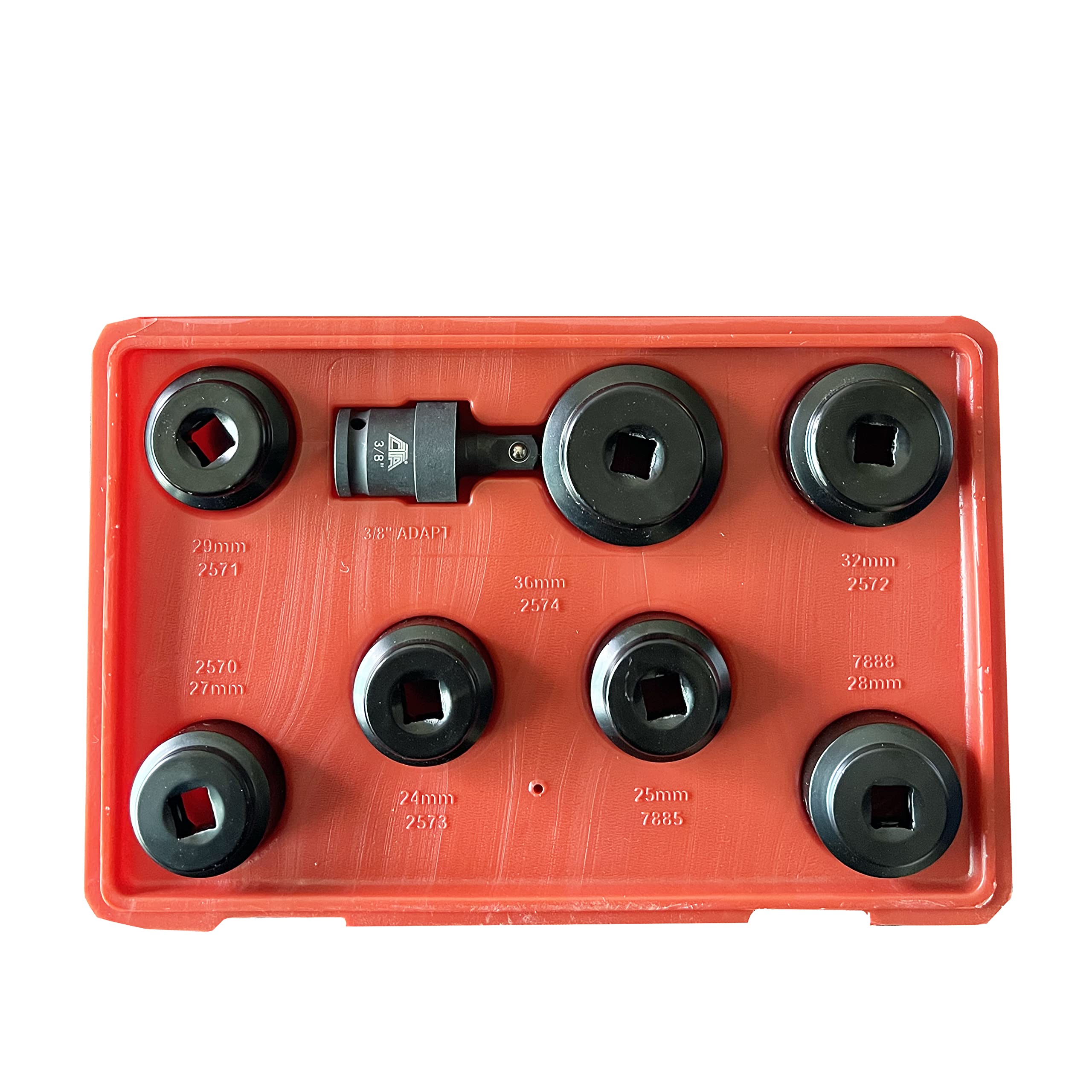 CTA Tools 7440 8 Pc. Low Profile Oil Cap Socket Set Image