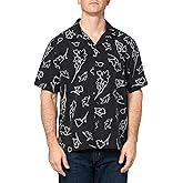 Theory Mens Theory Men's Irving Short Sleeve Button Down Woven in Camp Collar Floral
