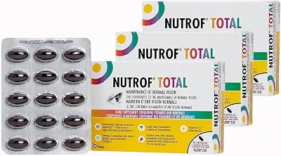 THEA PHARMA Nutrof Total Capsules 3 Pack 90 Soft Gels Vision Support