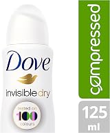 Dove Invisible Dry Compressed Strong Antiperspirant 6x125ml 48hr Protection Men view 2