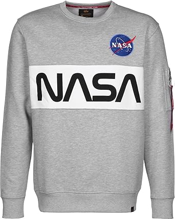 alpha industries nasa inlay sweatshirt