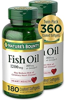 Amazon Com Nature Made Fish Oil Burp Less 1000 Mg 150 Softgels Fish Oil Omega 3 Supplement For Heart Health Health Personal Care