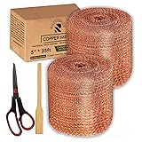 Raytrends Pack of 2 Copper Mesh Rodent Control
