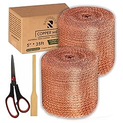 Raytrends Pack of 2 Copper Mesh Rodent Control
