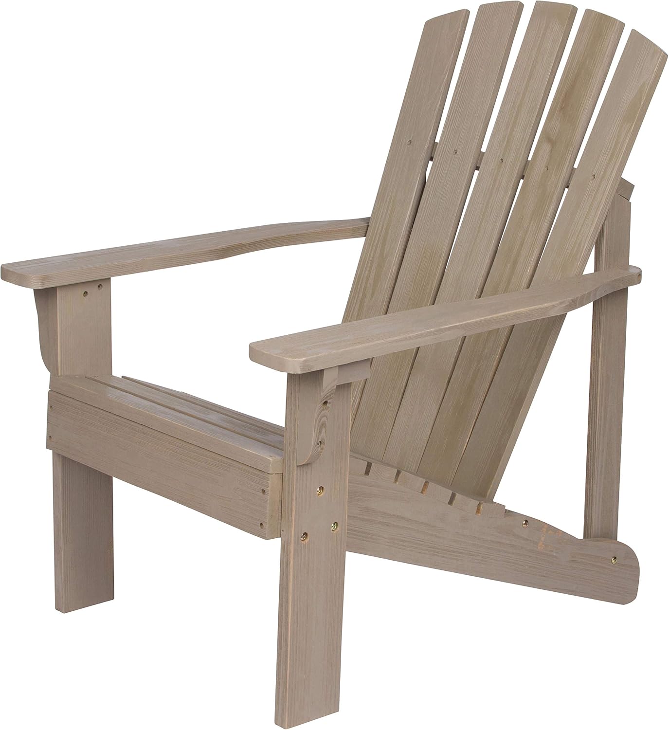 Shine Company 8616TG Vineyard Adirondack Chair, Taupe Grey : Garden & Outdoor