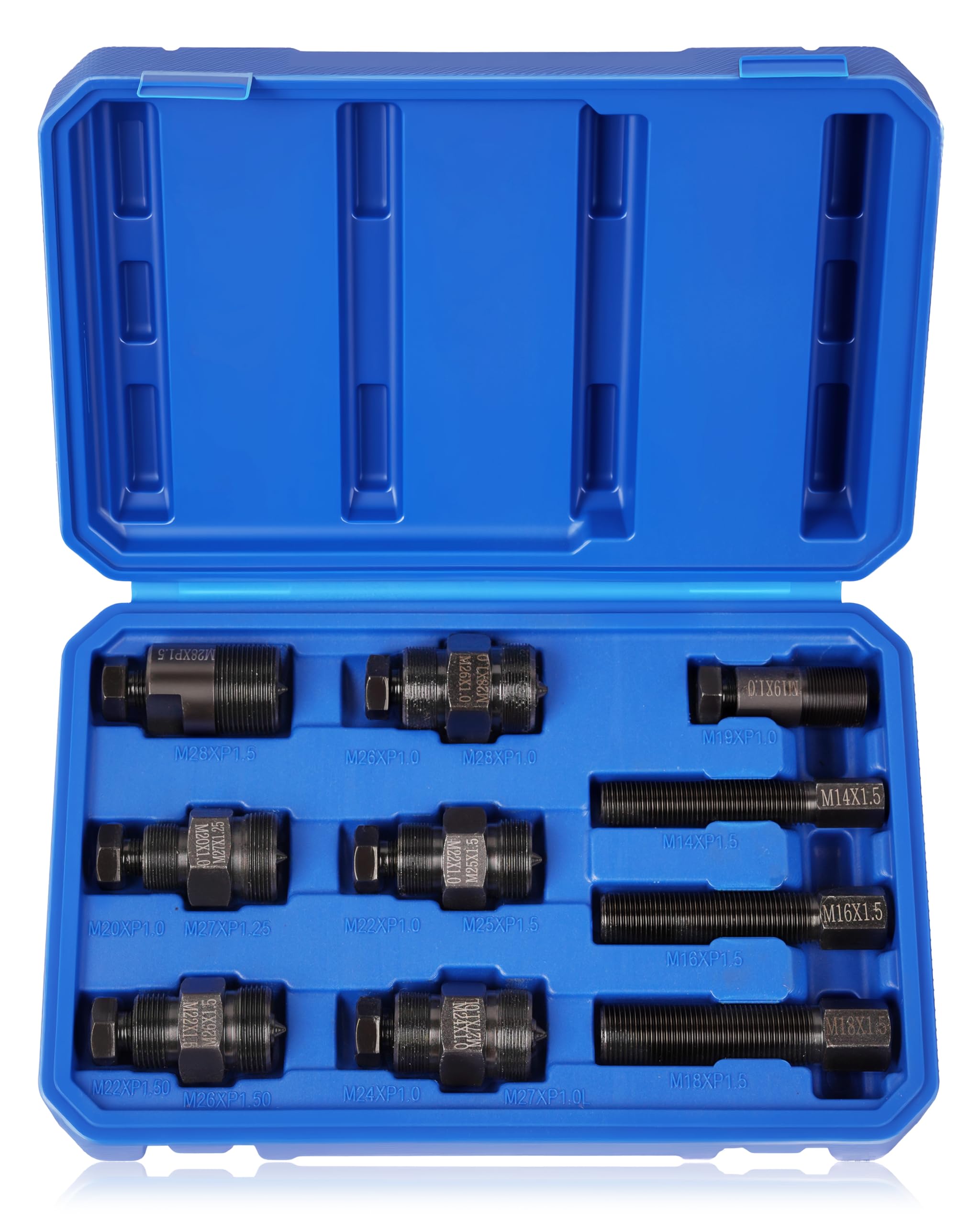 DAYUAN Motorcycle Flywheel Puller Compatible with Yamaha Kawasaki Honda Suzuki-10Pcs Set with Case