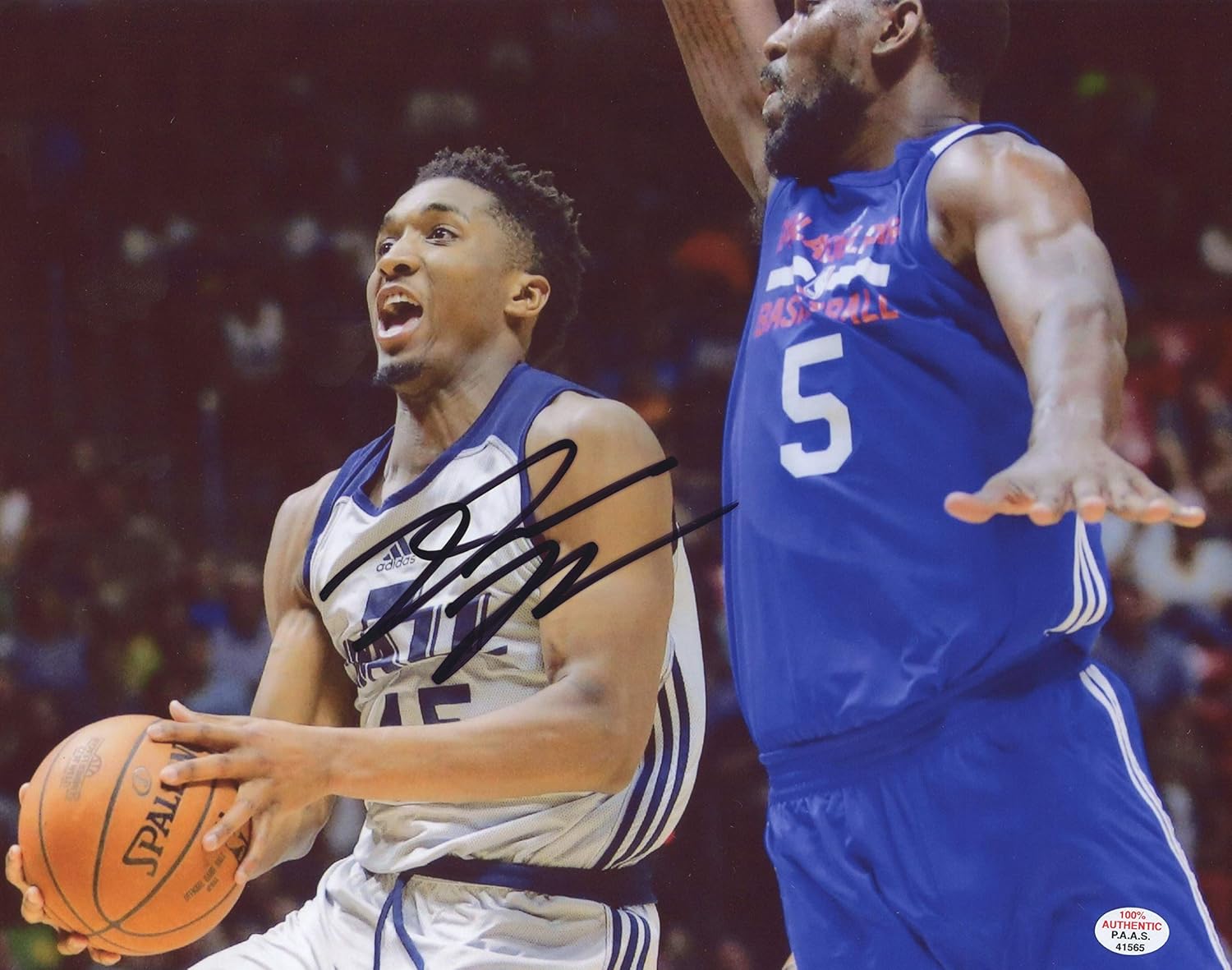 donovan mitchell signed basketball