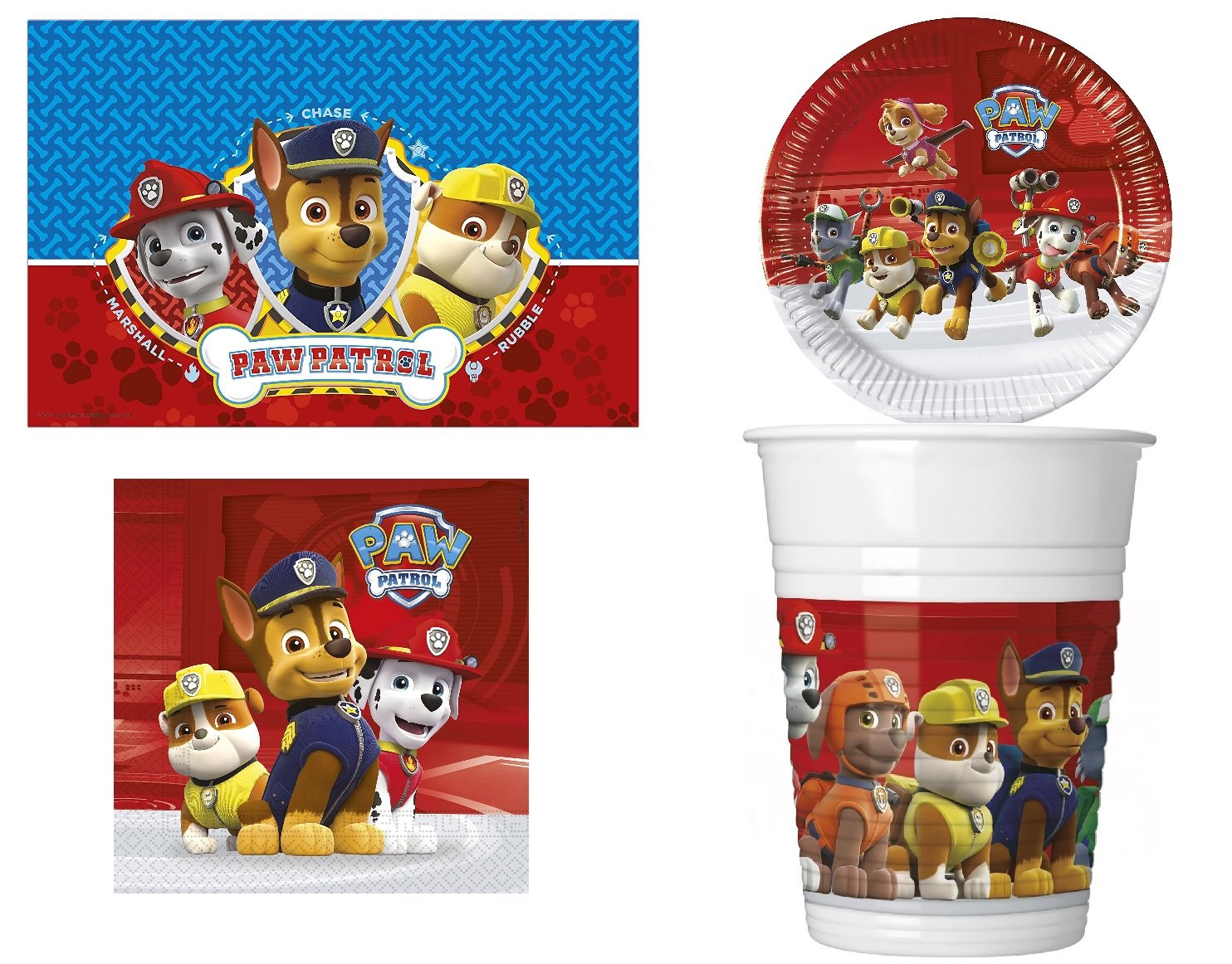 PAW PATROL Party Pack For 8 Guests