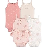 Gerber Baby Girls Multi-Pack Sleeveless Onesies Bodysuit