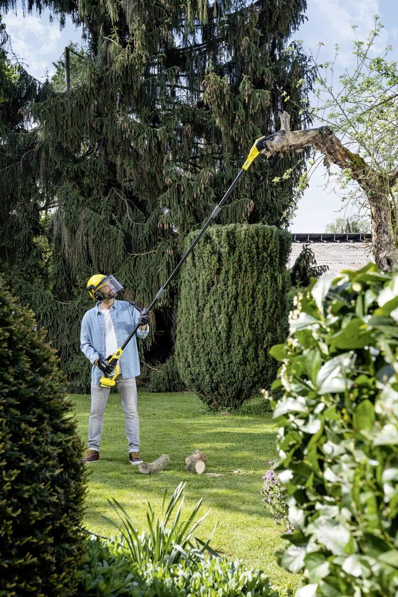 Kärcher 18v Cordless Pole Saw PSA 18-20, blade length: 20 cm, length: up to 2.90 m, automatic chain lubrication - Image 4