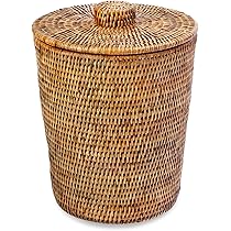 ★送料・関税込★OSTKAKA★NUMER DRAW RATTAN BA.G★人気★ Amazon.com: KOUBOO La Jolla Rattan Round Waste Basket With