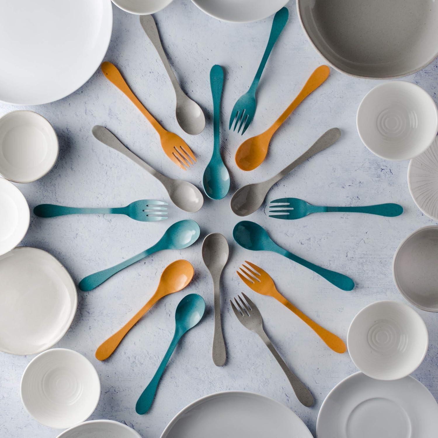 Knork Eco Togo Ware Reusable Bamboo astrik Eco Plant-Based Utensil Lunch Pack: Kitchen & Dining