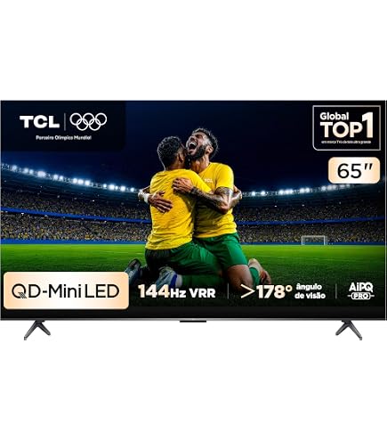 Google TV LED 65” TCL P735 4K UHD HDR DOLBY VISION - ATMOS, ALLM