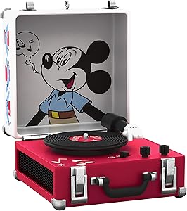 Hallmark Keepsake Christmas Ornament 2019 Year Dated Disney Mickey Mouse Record Player Musical (Plays Jingle Bells)