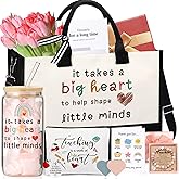 UAREHIBY Teacher Appreciation Gifts for Women with Tote Bag,Back To School Gift,Thank You Teacher Gifts from Student
