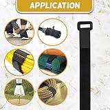 ARMIZ 5m Adjustable Cable Straps with 25 Buckles Black Nylon Tie view 4
