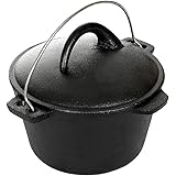 Cajun Classic 1-Quart Seasoned Cast Iron Dutch Oven - GL10485BS