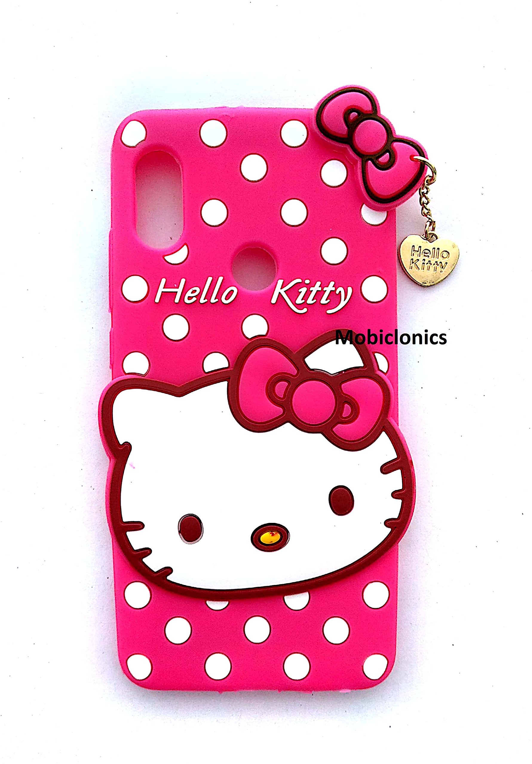 MOBICLONICS® Cute Hello Kitty Back Cover for Xiaomi Redmi Note Pro (2018  Model) Pink