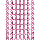 Aflyu Pink Ribbon Pins Breast Cancer Awareness Brooch Lapel Pins Buttons