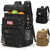 Tactical Backpack Cooler,Soft Lightweight Leakproof Cooler Backpack,Insulated Cooler Bag,Portable Soft Cooler Bag Waterproof for Beach, Travel, Camping, Picnic, Hiking