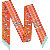 MurierSilk 100% Mulberry Silk Scarf for Women Neck, Handbags,Bags, Purse, Hair Head Ribbon Skinny Scarf Silk Headband Scarf