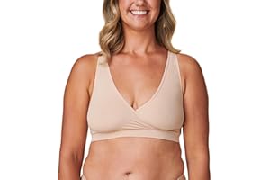 Basics by Bravado Women's Sleep Maternity Bra and Nursing Bra, Seamless, S-XL